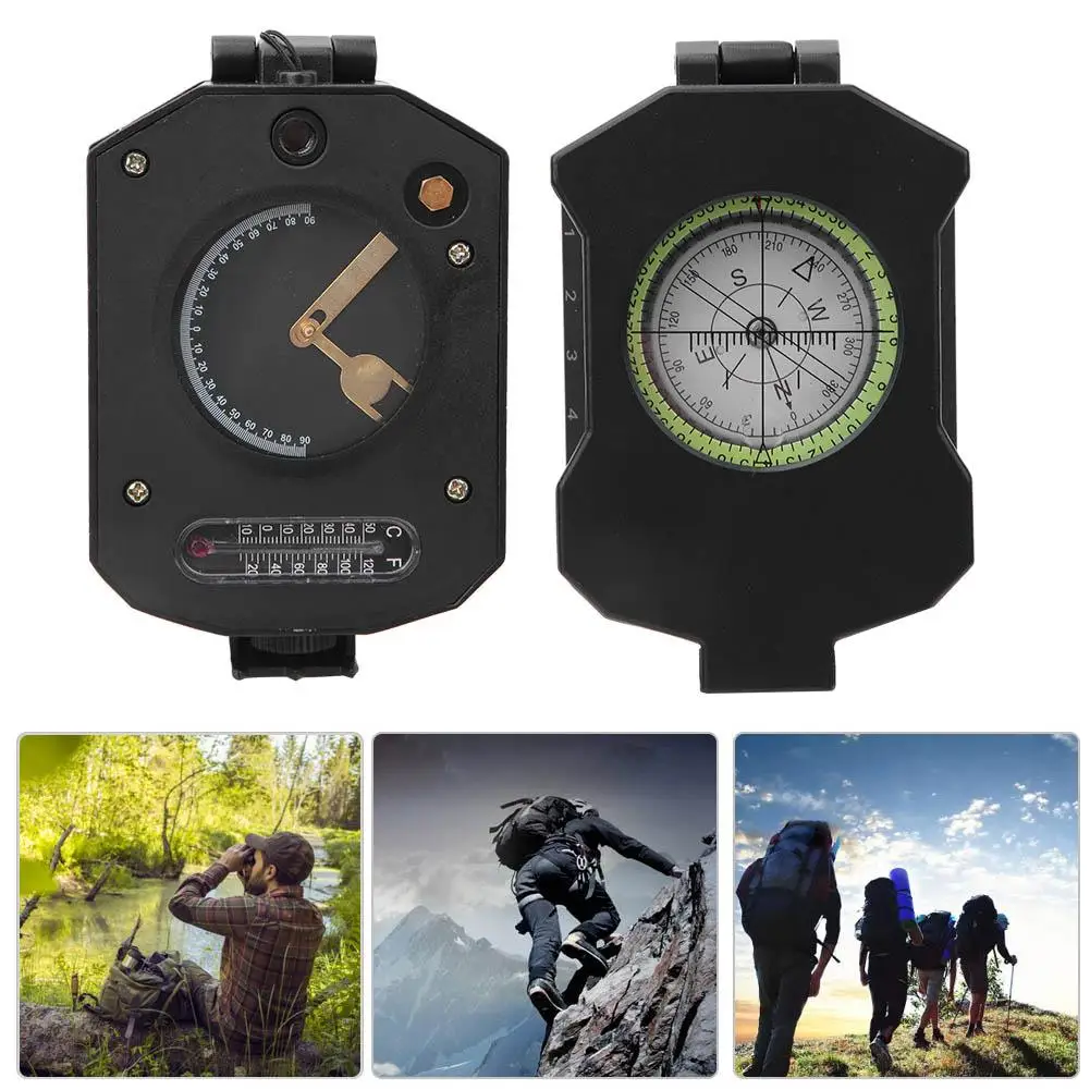Многофункциональный компас портативный мини термометр для измерения наклона