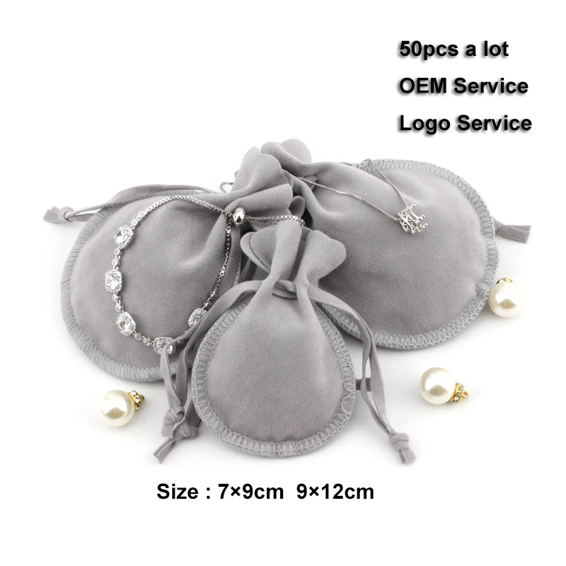 Бархатные подарочные мешочки для ювелирных изделий 50 шт./лот | Украшения и