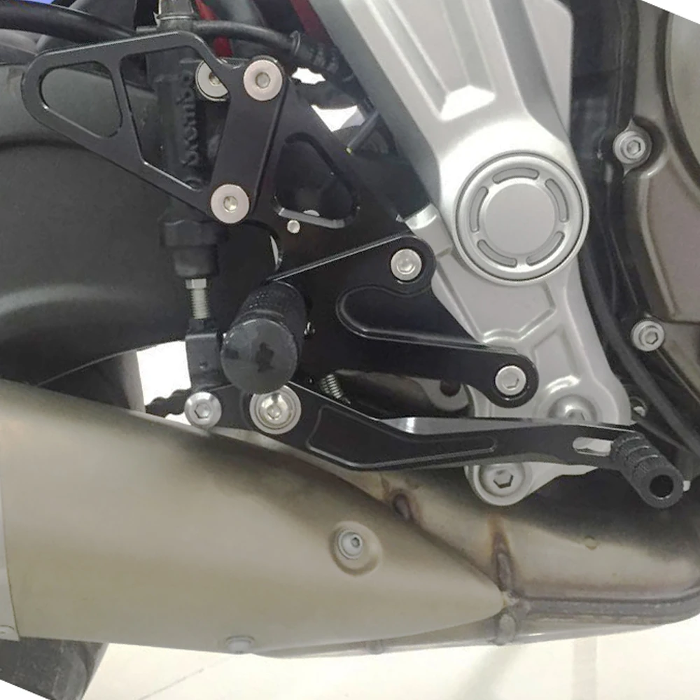 Для Yamaha MT07 FZ07 MT-07 2013-2020 мотоциклетные задние подножки с ЧПУ подставка для ног