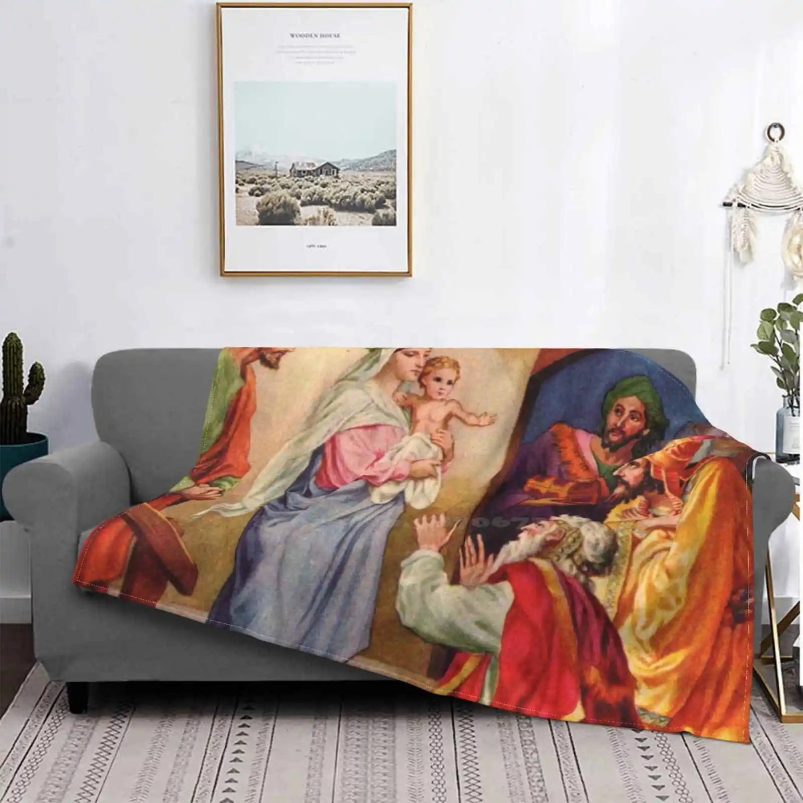 

3 magi визит трех мудрых мужчин Рождественская сцена Рождества Христова католический подарок для кемпинга автомобиля самолета Путешествия П...