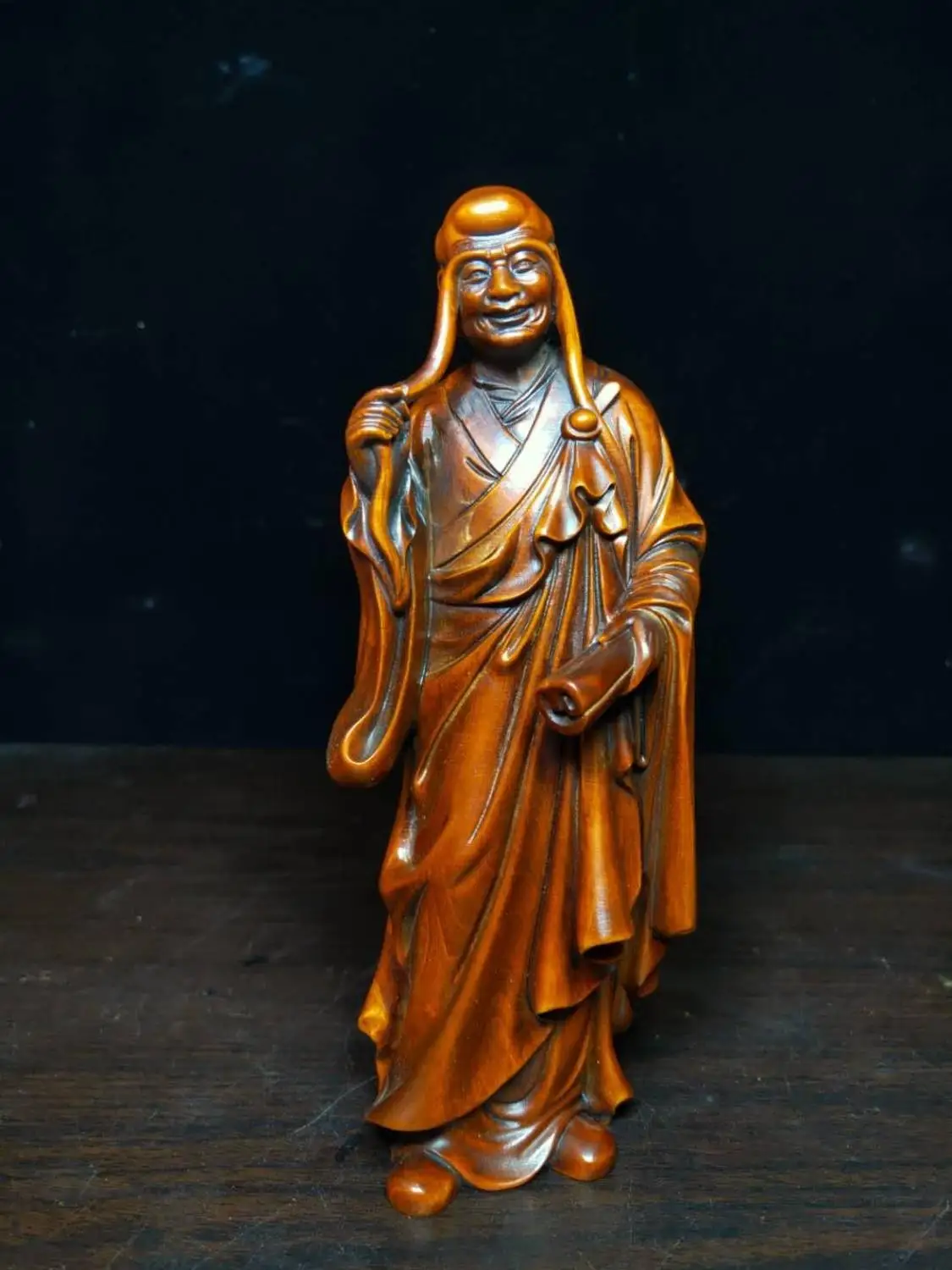 

Свадебное украшение, китайская Статуэтка из бокса и дерева Seikos с длинными бровями