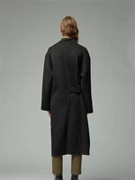 mens new simple classic urban youth fashion trend mens woolen jacket kimono loose medium length