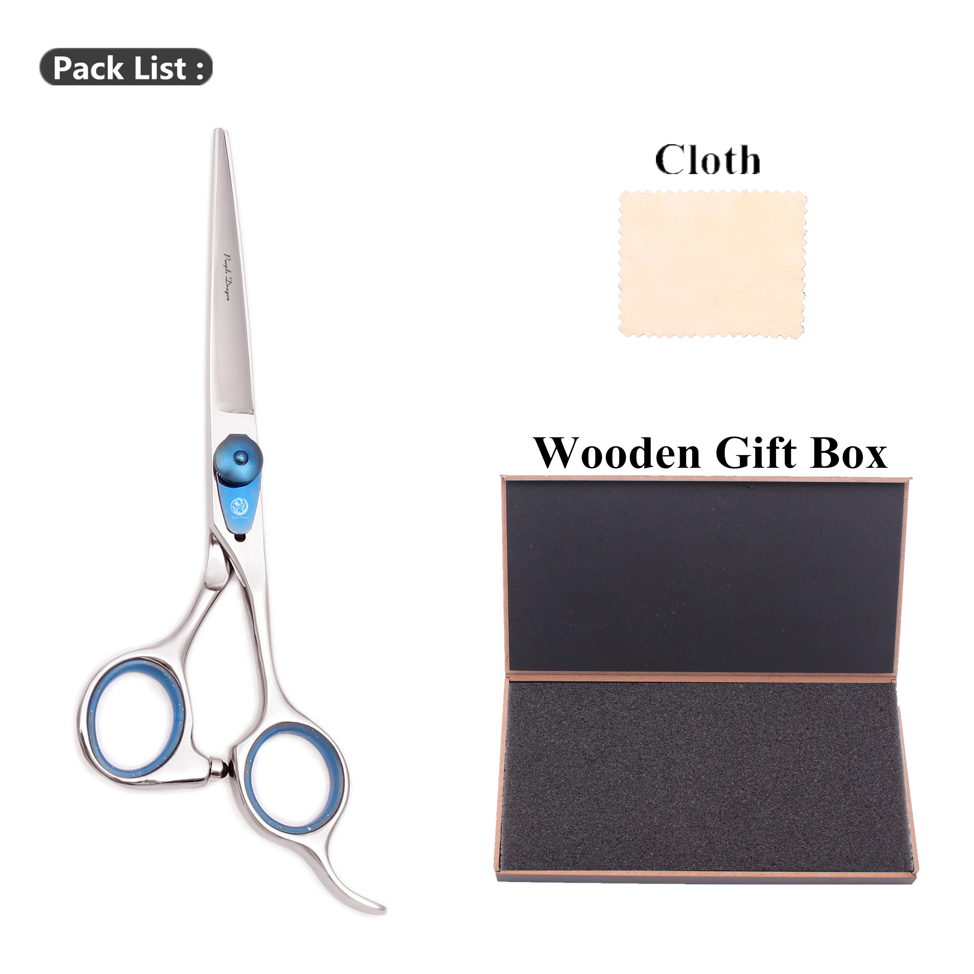 Ножницы для стрижки 6 0 &quotфиолетовый дракон JP из нержавеющей стали