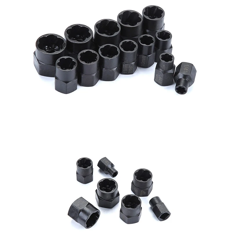 HTHL 13Pcs поврежденный болт гайка отвертка для удаления экстрактора удаление гаек