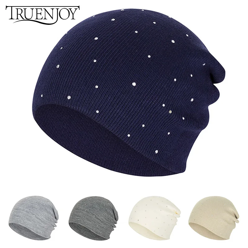 TRUENJOY Новая мода Сезон осень-зима Женские зимние шапочка хлопок Повседневная