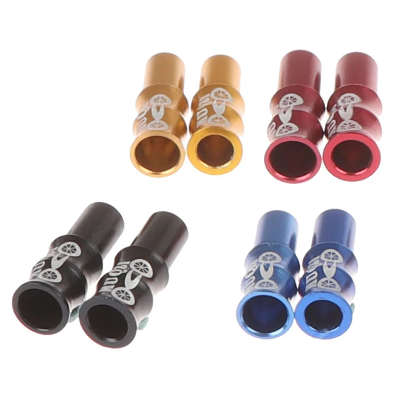 

10Pcs Aluminum Alloy Cycling Bike Brake Cable Tips Crimps Bicycles Derailleur Shift Cable End Caps CoreInner Wire Cable Tube Cap