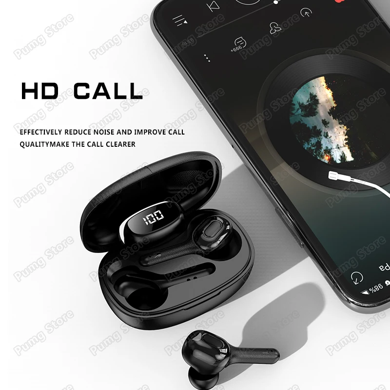 

Bluetooth-наушники Langsdom беспроводные, с зарядным устройством