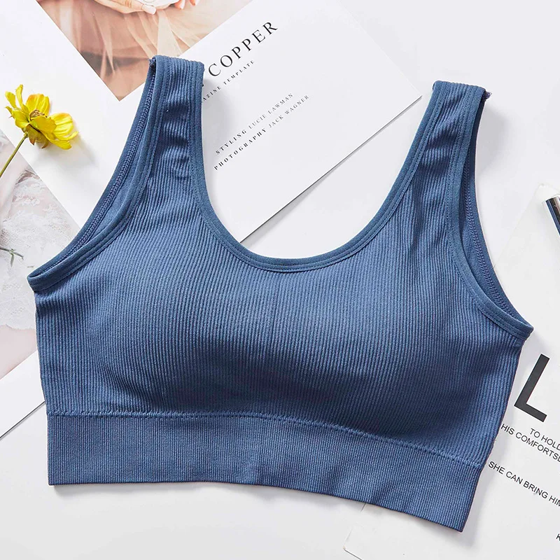 

Women Seamless Bras Sexy Lingerie Solid Push Up Bra Cotton Bralette Brassiere Comfortable Wire Free Underwear V Back Female