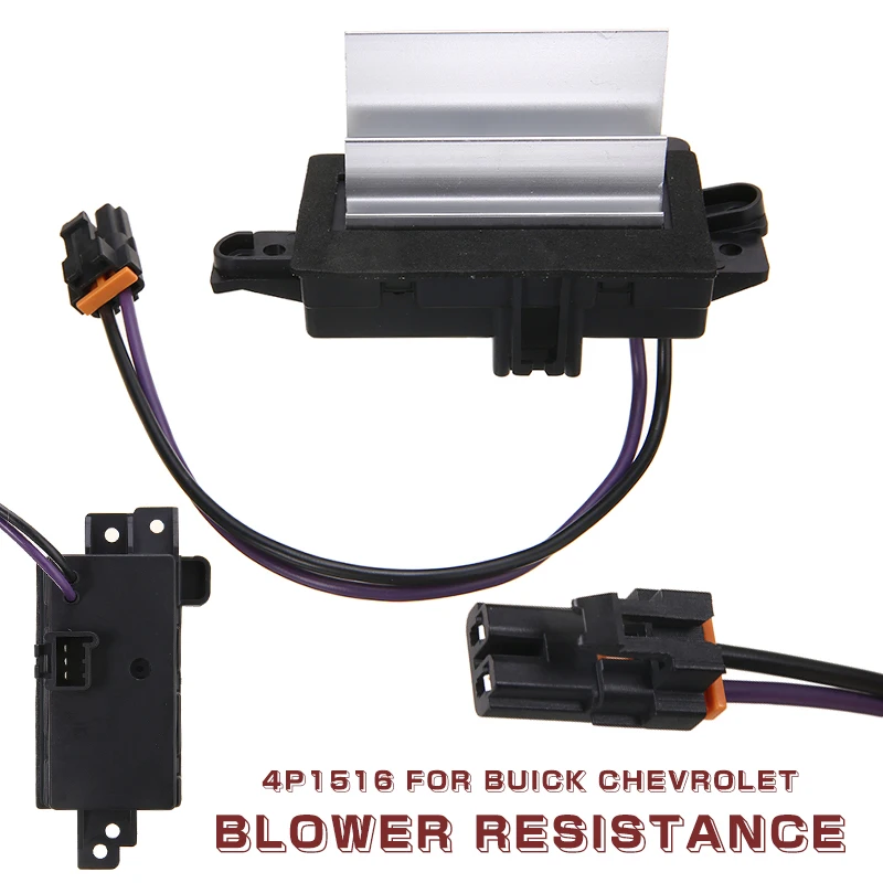 

1pc Car Blower Motor Resistor Durable Heating Ventilation Air Conditioning System Resistors 4P1516 Auto Accessories