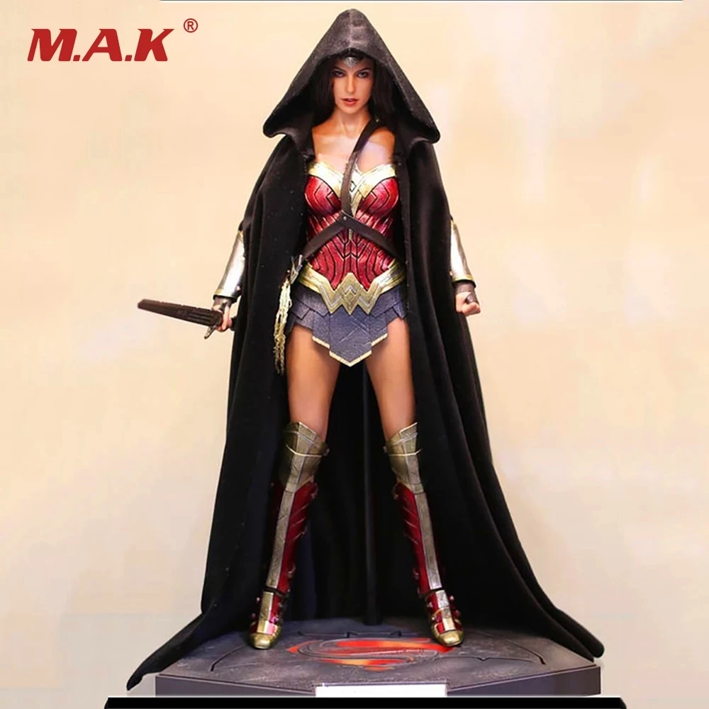 

1/6 Scale Black Cloak Model Fit For 12" Female Hottoys HT Action Figure Body Toys In Stock