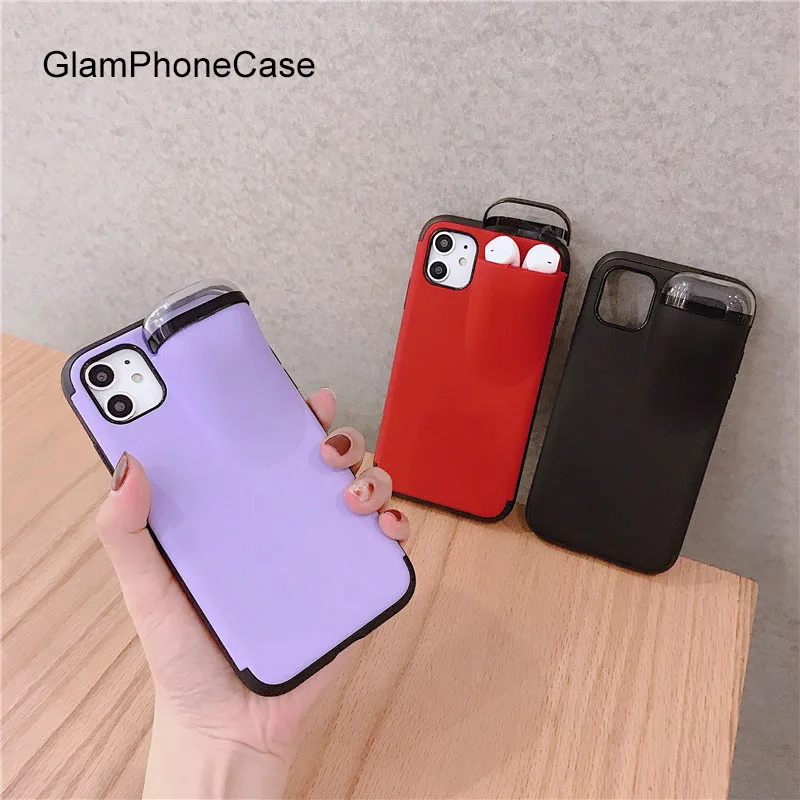 GlamPhone чехол сплошной цвет для телефона iPhone11Pro/Max X XS Max XR Мягкий силиконовый iPhone11 7 8 6