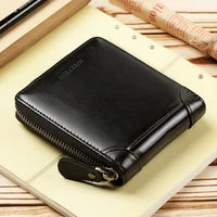 weysfor pu leather men short wallet with coin pocket vintage hasp mens wallets card holder luxury male short zipper coin purse