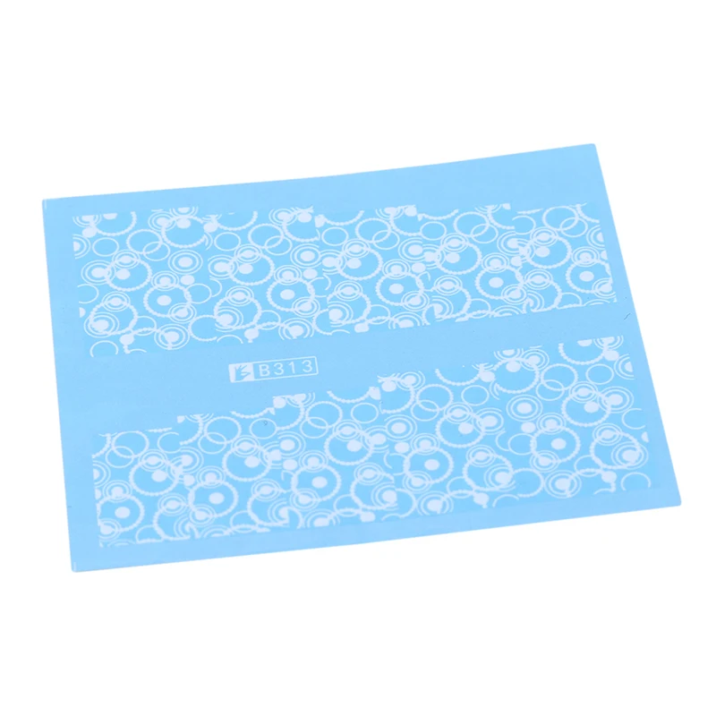 Модные кружевные наклейки для ногтей с цветами высококачественные Типсы