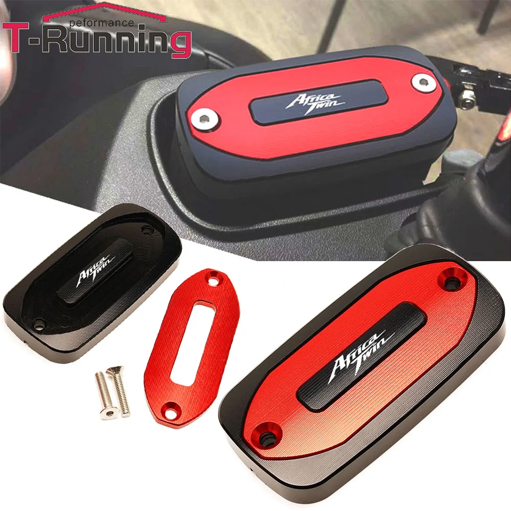 

Newest For Honda Africa Twin CRF1000L 2015-2019 2020 Motorcycle CNC Aluminum Front Brake Fluid Reservoir Cap Oil Tank Cup Cover