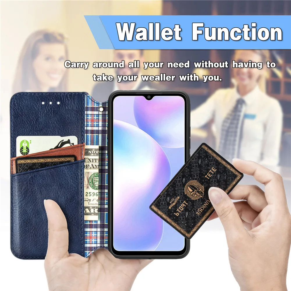 Leather Case For Xiaomi Poco X3 F4 F3 GT 12 11 10 Ultra Lite Redmi 9A 9C Note 11 10 9 S 9T 8T Pro Max K30 Flip Wallet Card Cover