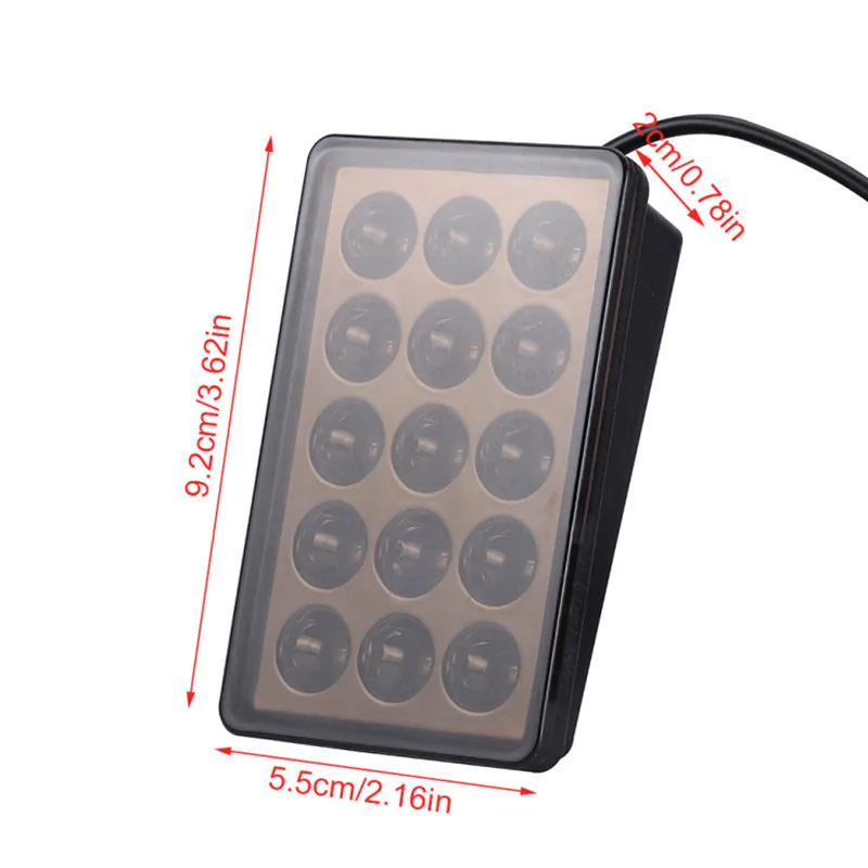 

Car Rear Diffuser Spoiler Lip LED Brake Lights Rear Bumper Lip Pilot Lamp For BMW For Benz For VW Universal Car Red White Black