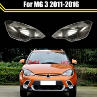 headlamp shell auto light case transparent lampshade lamp caps headlight lens glass cover protective masks for mg 3 2011 2016