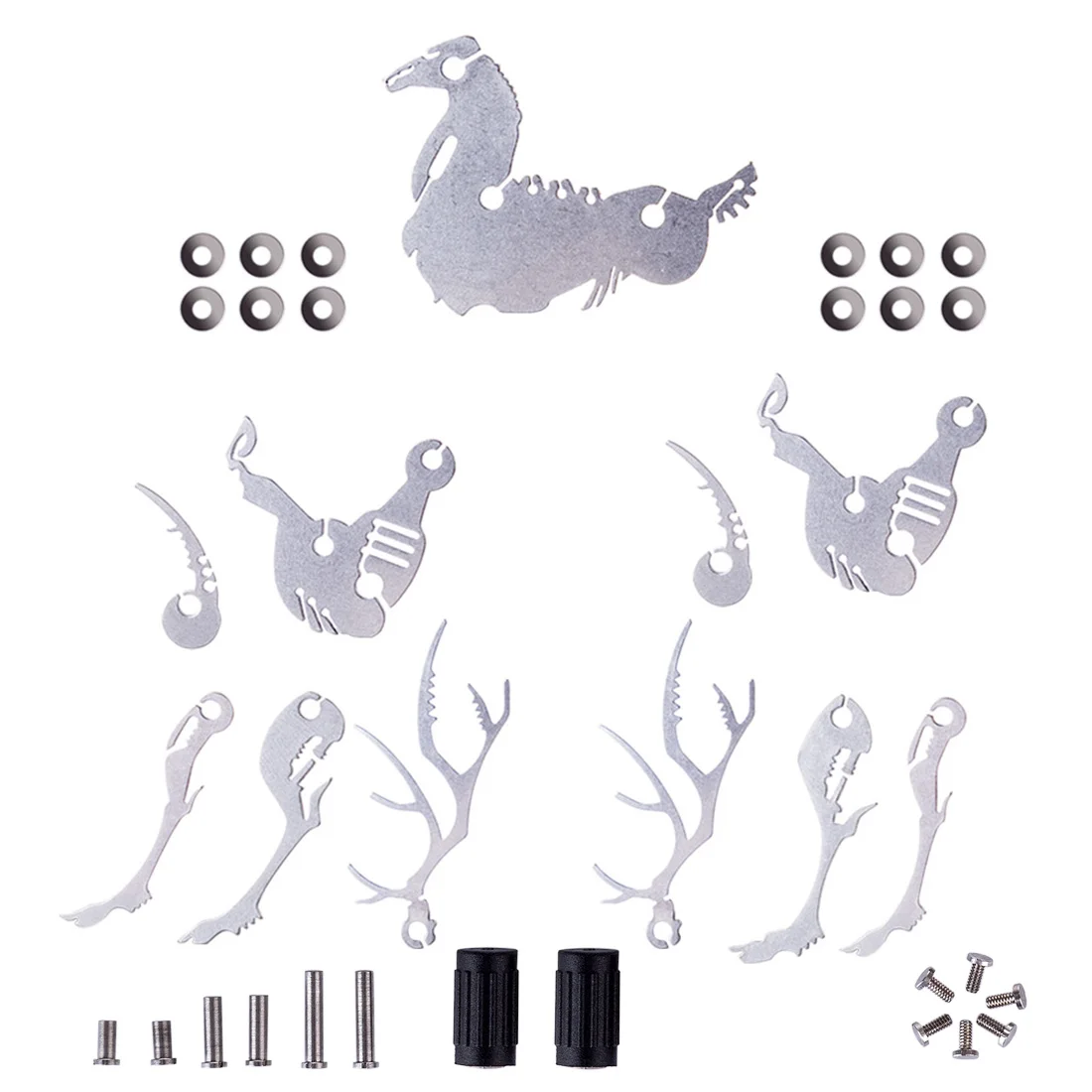 Головоломка металлический Лось 3D из нержавеющей стали своими руками сборная