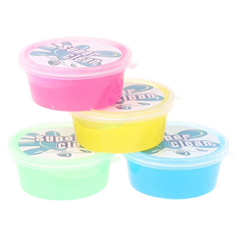 

60 мл глиняная пыль, очиститель клавиатуры, игрушки, слайм, гель для очистки автомобиля, гель-гель, набор для замазки