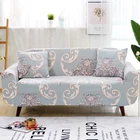 Универсальный Эластичный чехол для дивана с цветочным принтом в европейском стиле, шезлонг для гостиной и спальни на 1, 2, 3, 4 места