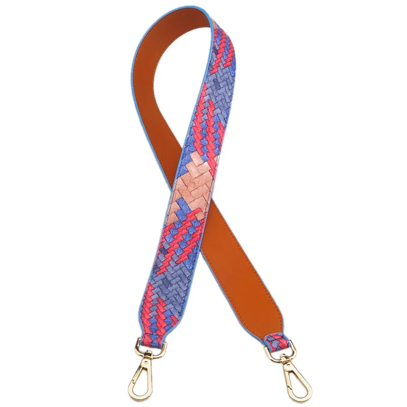 

Wide Shoulder Strap High Quality Solid Color Bag Strap Snake Crocodile Pattern Strap New Fashion PU Leather Bag Handle Accessory