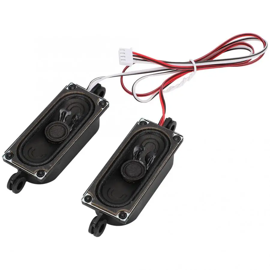 2Pcs 4 Ohm 5W TV Box Speaker Loudspeaker Sound Amplifier Unit Soundbar for LCD Advertising Player | Электроника