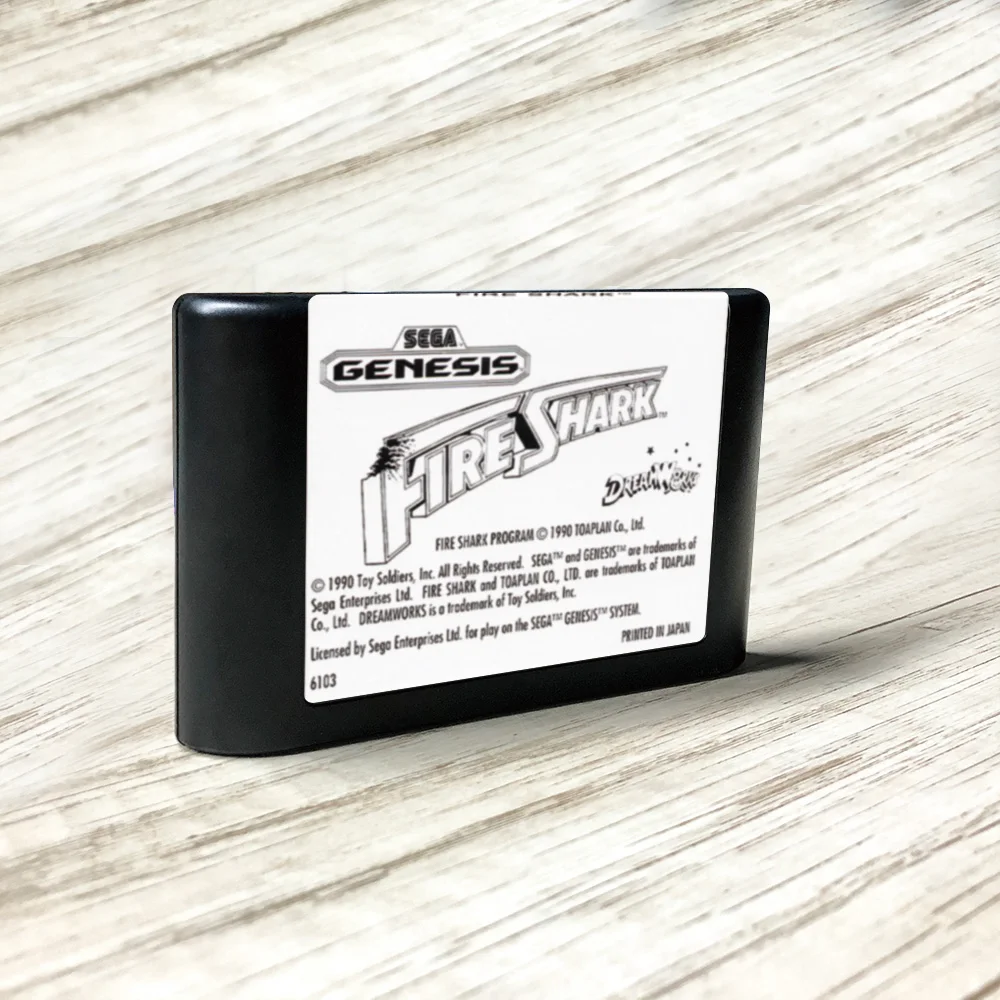 Fire Shark-этикетка США Flashkit MD Electroless Gold схема на основе печатной платы для игровой