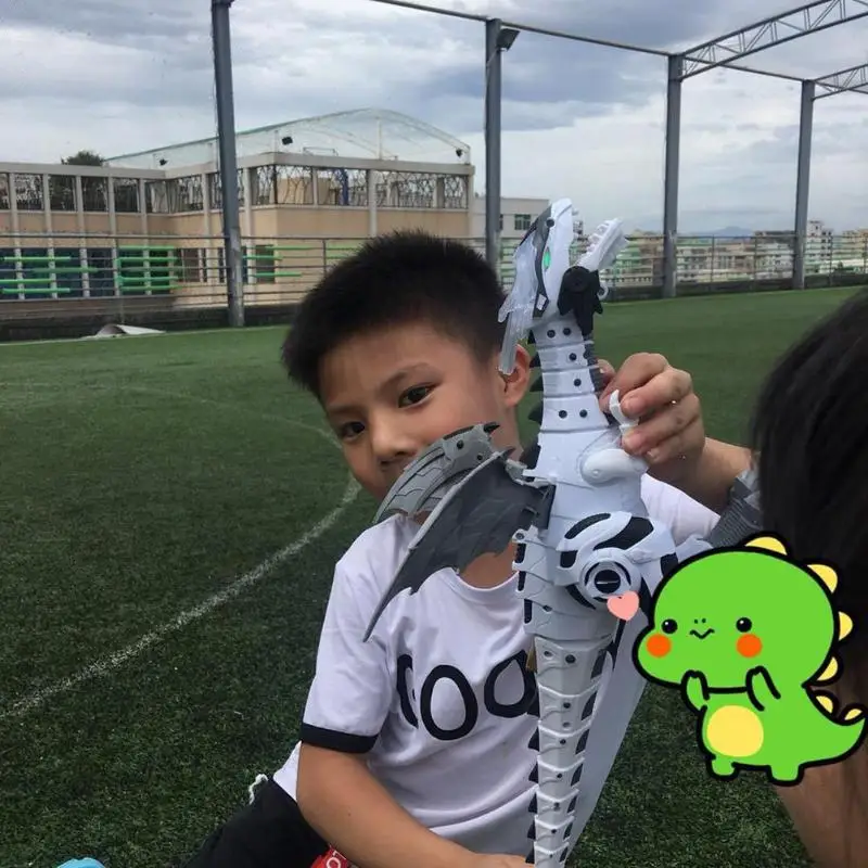 Электрические динозавры детская игрушка ходячий распылитель модель робота со