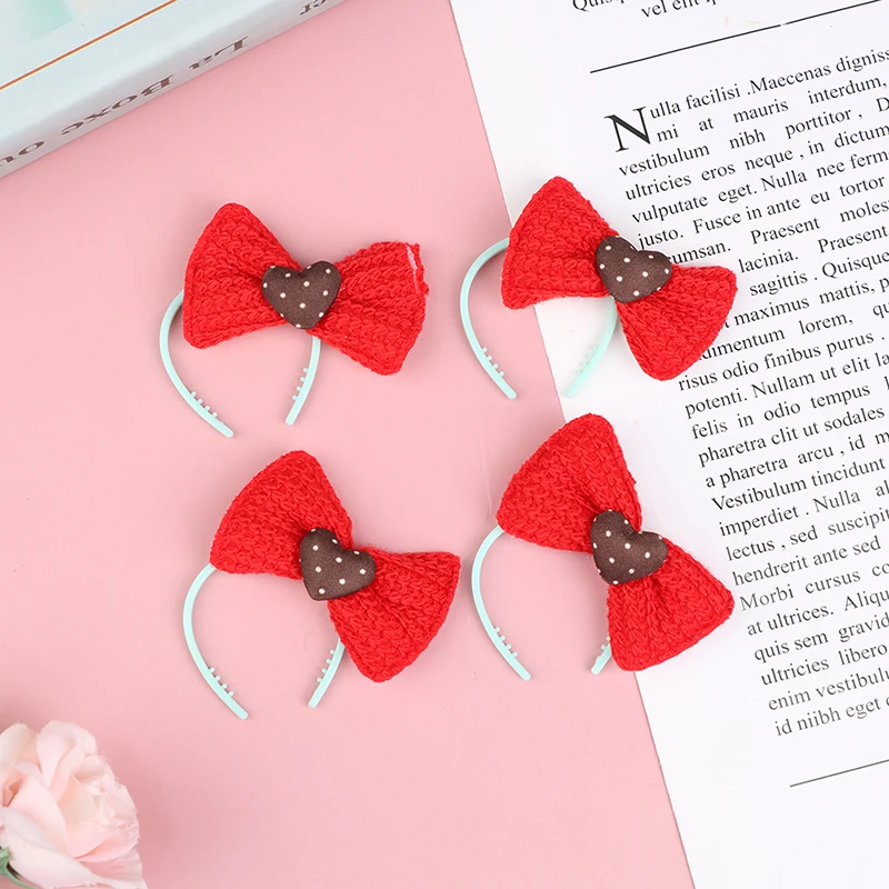 

4pcs Cute Headband Tiara Princess Headwear Hair Band 1/6 Doll House DIY Toys