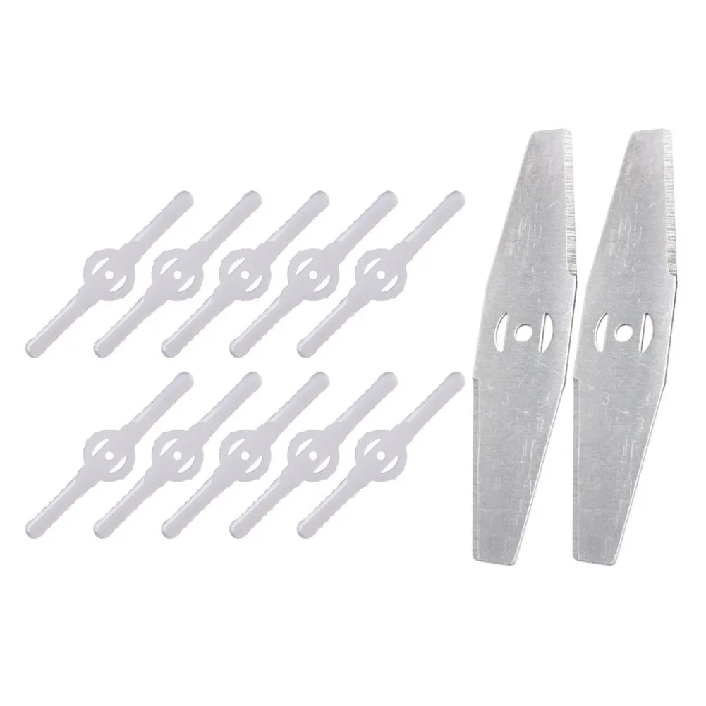 

20PCS Plastic Cutter Blades For Electric Cordless Grass Trimmer Knives Strimmer Accessories Parkside Garden Power Tool Parts