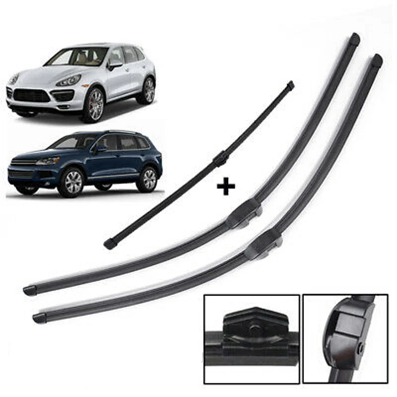 Автомобильный передний и задний стеклоочиститель лезвие комплект полосы для