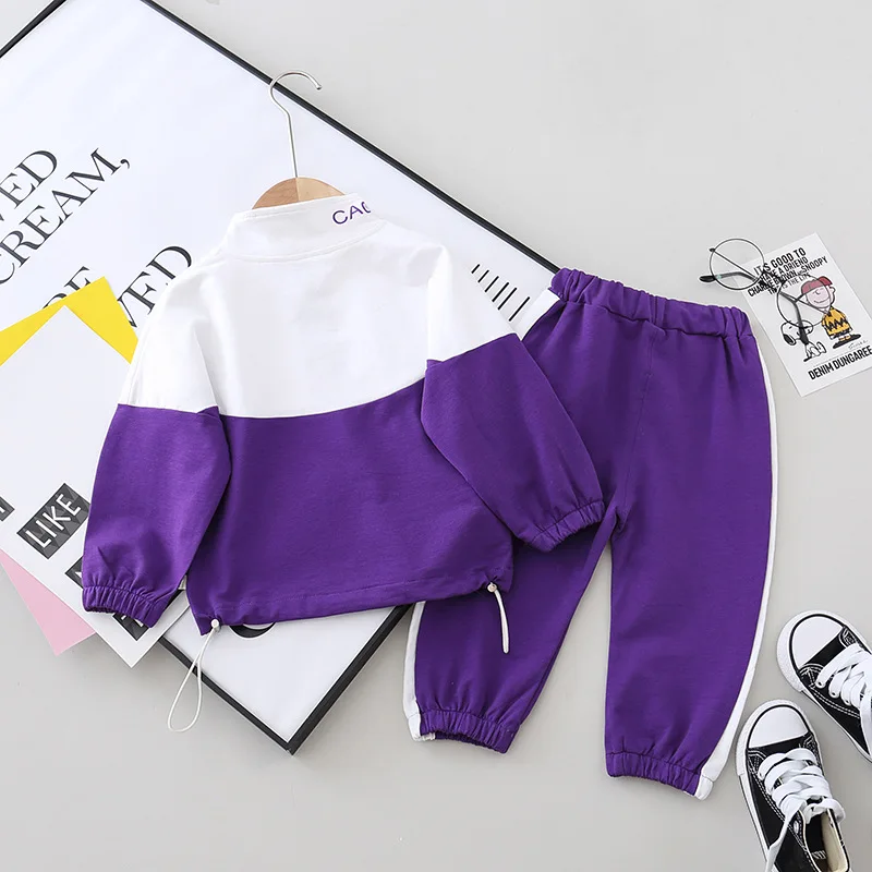 Комплект Спортивный из куртки и штанов на молнии для мальчиков девочек | Детская