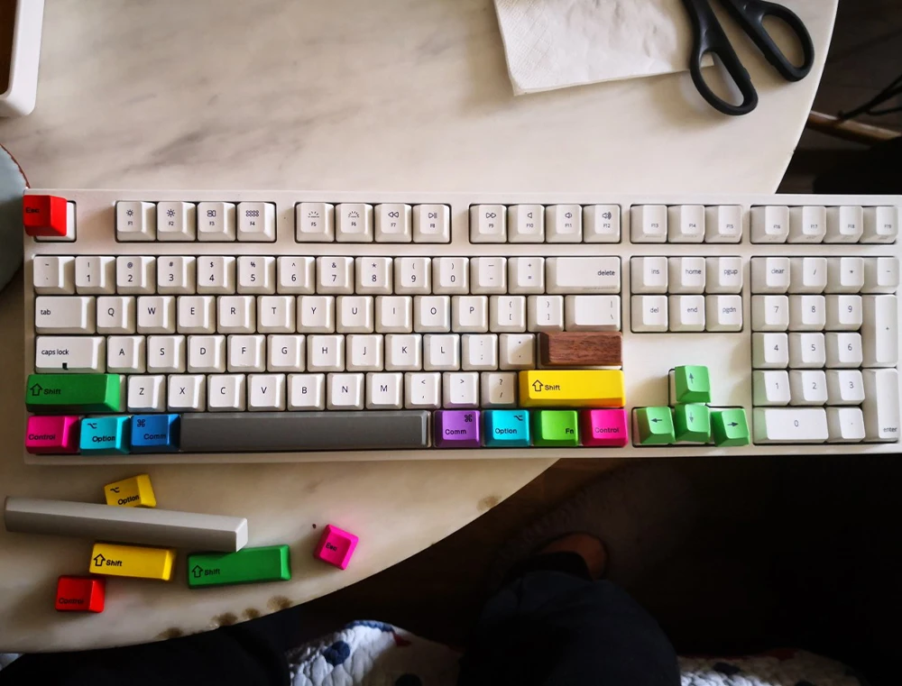 Колпачок клавиш PBT для механической клавиатуры Cherry Mx Switch Filco Ducky DECK IKBC OEM 6.25x