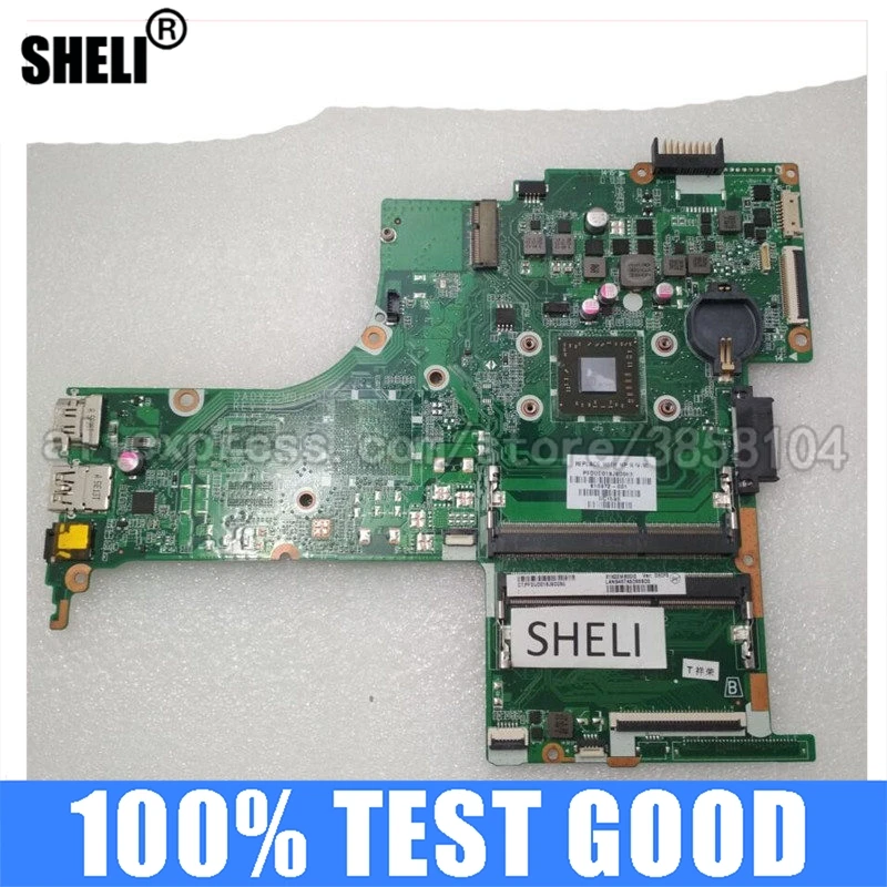 

SHELI для HP 14-ab серия материнская плата с A8-7410 CPU DA0X22MB6D0 810972-001 810972-501