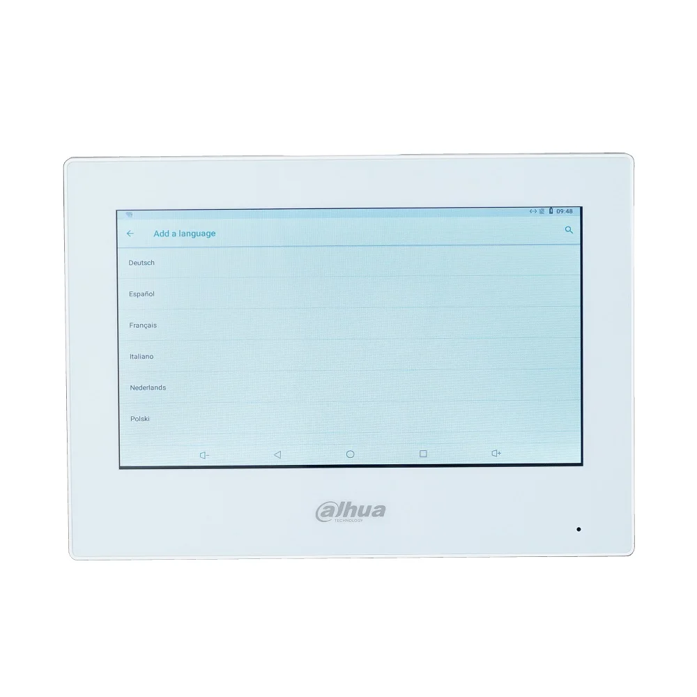 Набор Dahua для многоязычного IP-видеодомофона включает в себя VTO2202F-P-S2 & VTH5321GW-W