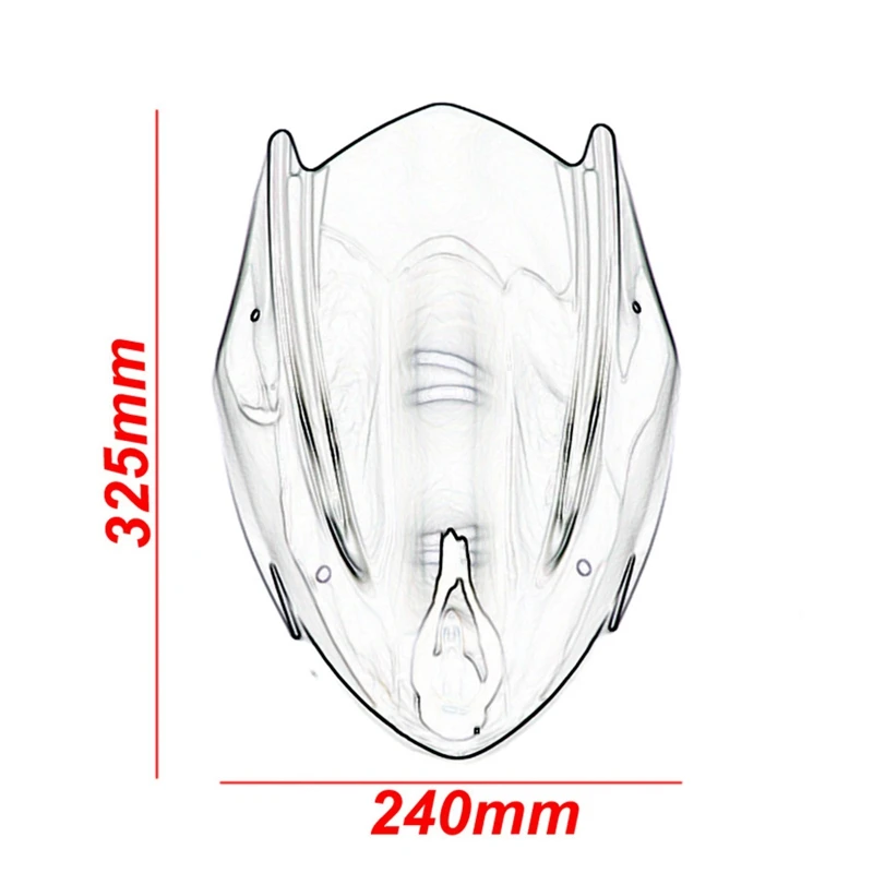 

Motorcycle Windscreen Windshield Shield Screen with Bracket for Suzuki GSX-S750 GSXS750 GSXS 750 2017-2019