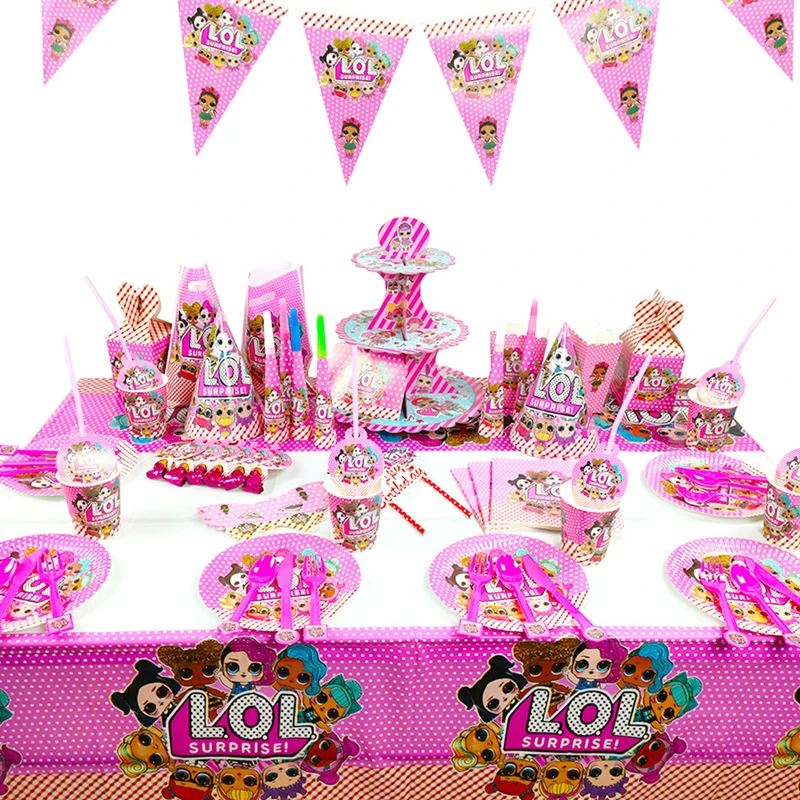 Кукла сюрприз LOL украшение на день рождения набор игрушек мультяшная аниме экшн