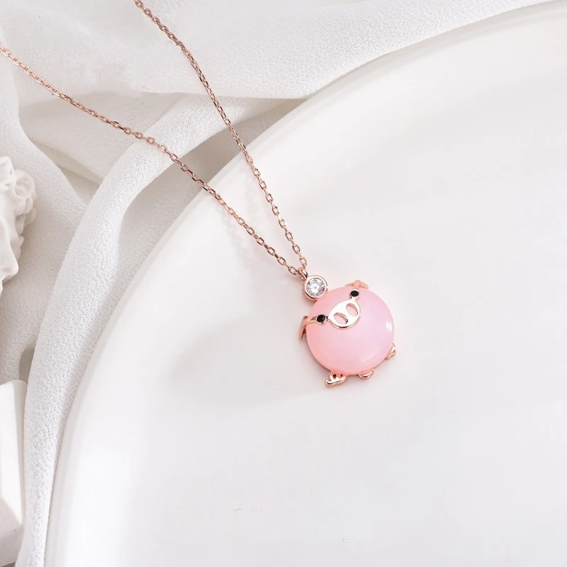 Ожерелье OMHXZJ из стерлингового серебра 925 пробы с фианитом AAA в Европейском стиле