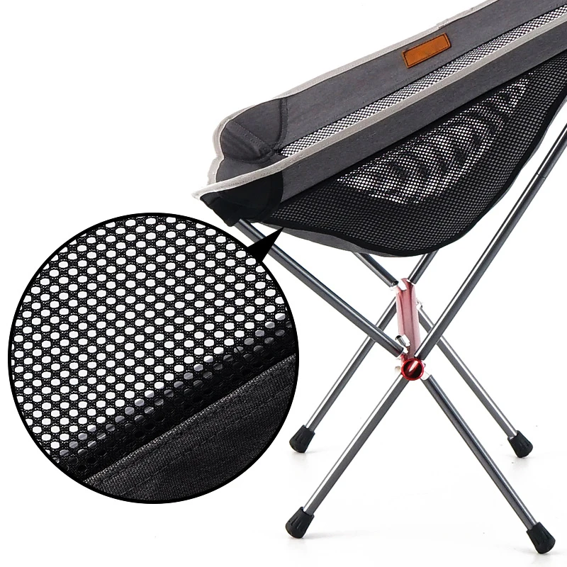 Online Açık Kamp Uygun Alüminyum Alaşımlı Sandalye Kamp Balıkçılık Katlanır Ay Sandalye Seyahat Piknik Eğlence Plaj Yönetmen Koltuğu