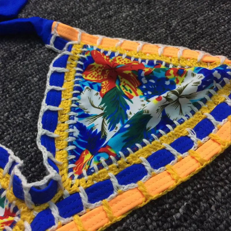 DROZENO женский сексуальный комплект бикини с шейным ремешком и регулируемым