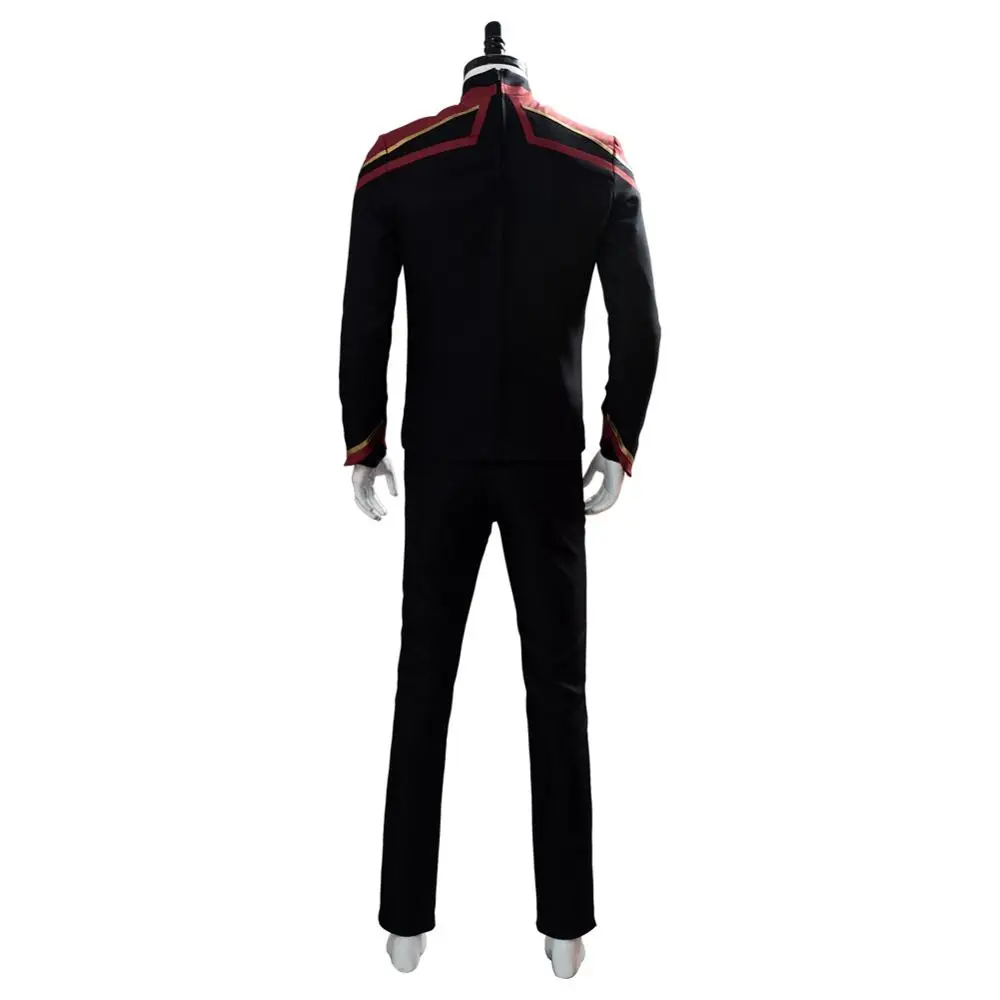 Star Cosplay Trek Jean-Luc Picard Costume Uniform Outfit Full Suit Halloween Carnival Costumes Custom | Тематическая одежда и