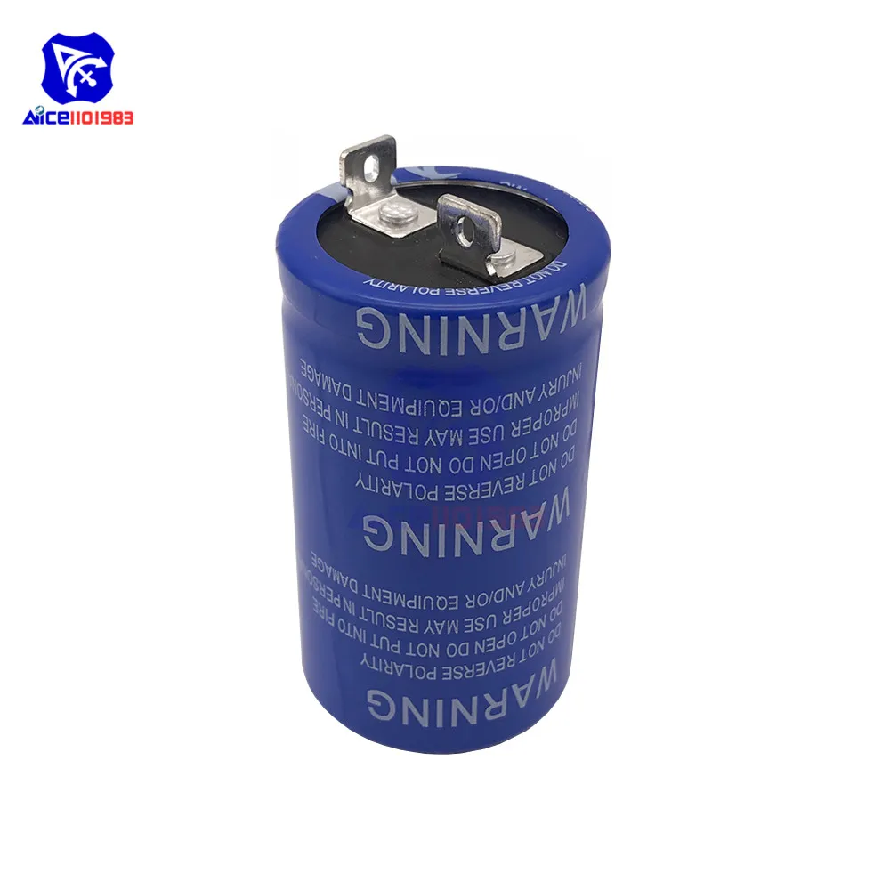 Solderless 6 шт. 2 7 в 400F 35*62 мм Плоская стопа супер фарад конденсатор низкий ESR
