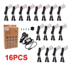 Водонепроницаемые светодиодсветодиодный палубные лампы, утопленный подземный светильник для улицы, ландшафтное освещение для двора, сада, дорожек, патио, 12 В