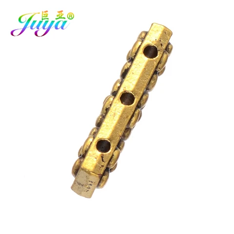 Juya Антикварные серебряные разделители для бижутерии 10 шт