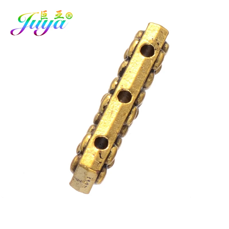 10 шт./лот компоненты для ювелирных изделий в античном серебристом цвете