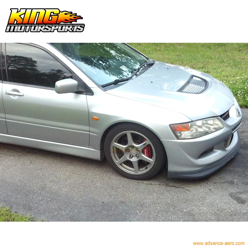 Подходит для 03 04 05 EVO 8 Do-Luck Style переднего бампера губ уретана Global БЕСПЛАТНАЯ