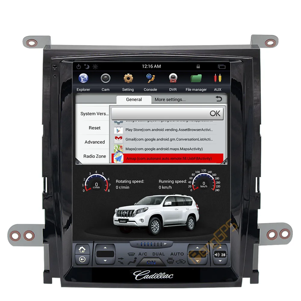 Автомобильный мультимедийный плеер для Cadillac Escalade 2007 2012 Android px6 tesla Screen Stereo Audio radio GPS