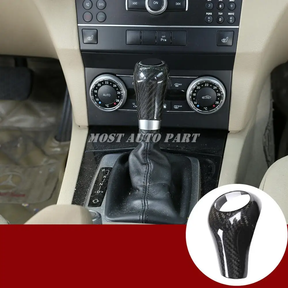 

Углеродное волокно из соснового дерева зерна интерьера Шестерни рукоятка рычага переключения передач крышка головки для Benz A класс W169 CLS Class...