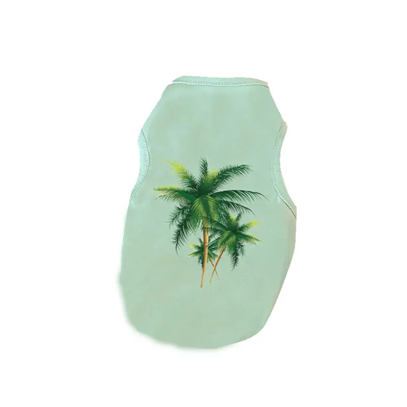 Кокосовое дерево одежда для собак летняя домашних животных куртка жилет костюм