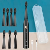 powerful ultrasonic sonic electric toothbrush usb rechargeable tooth brush adult electronic washable whitening teeth brush